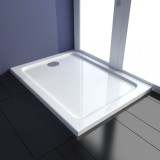 Cumpara ieftin Cădiță de duș dreptunghiulară din ABS, 80 x 100 cm