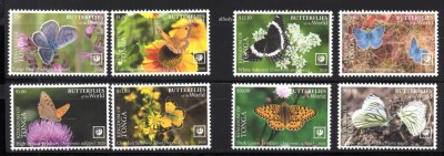 TONGA 2020, Fauna - Fluturi, serie neuzată, MNH foto