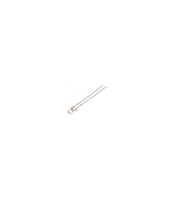 LED 3mm portocalie 12V 1120-1560mcd 30 grade Parte frontala convex foto