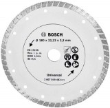 Disc diamantat turbo Bosch 180 mm pentru beton, caramida si piatra