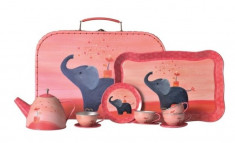 Set metalic ceai Elefant in valiza Egmont Toys foto