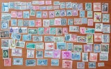 COLUMBIA-''LOT 110 TIMBRE -F. VECHI''-stampilat-vezi-Scan