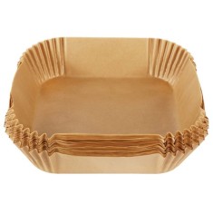 Set 50 hartii de copt pentru Air Fryer, tavite pergament 5&ndash;10 L