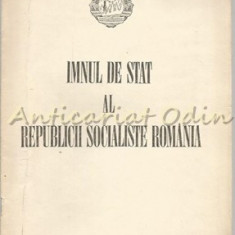 Imnul De Stat Al Republicii Socialiste Romania