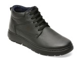 Ghete CALLAGHAN negre, 60608, din piele naturala