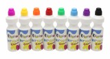 Set 8 Guase OColor, 75ml, Culori Vibrante: Roz, Galben, Portocaliu, Rosu, Verde, Albastru, Violet, Negru, cu Buretel