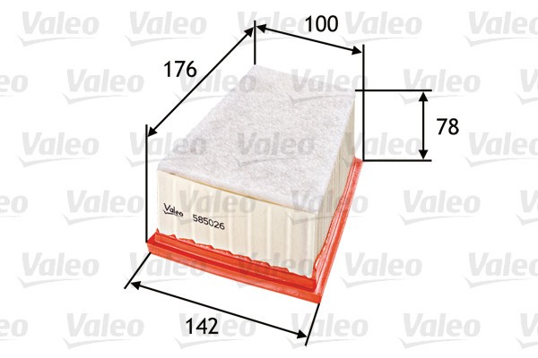 VALEO 585026 Filtru aer