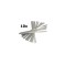Banda pentru baterie din otel placat cu nichel-Dimensiuni 0.1x4x100mm