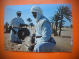 HOPCT 86864 FOLCLOR IN DESERT-ALGERIA -COSTUM NATIONAL-CIRCULATA, Printata