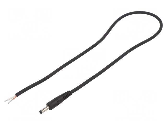 Cablu Alimentare DC 4.0/1.7 Negru 0.5m