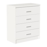 Comoda cu 4 sertare Olympus pakoworld in culoarea alba 80x40x95