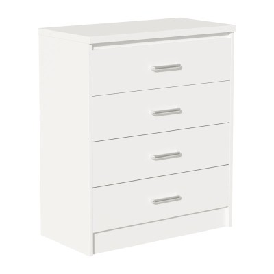 Comoda cu 4 sertare Olympus in culoarea alba 80x40x95 foto