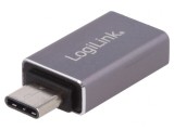 Adaptor USB 3.0 USB A la USB C Aluminiu, Logilink