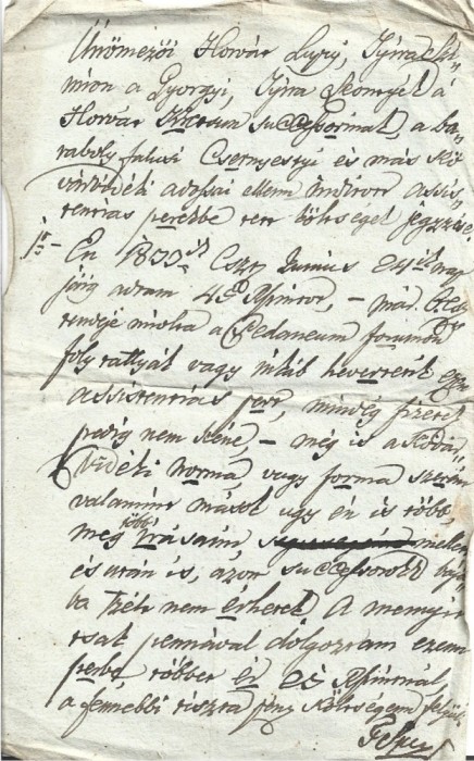 A3788N Act de &icirc;mprumut florini renani, Inău, județul Maramureș, 1833, limba maghiară/Magyar nyelvű okirat, 1833