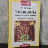 Ion Dafinoiu - Personalitatea. Metode calitative de abordare. Observația și interviul