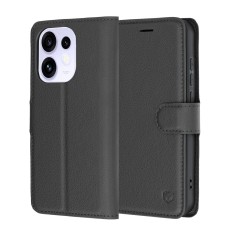 Asteroid GSM - Leather Folio - Oppo Reno16 / Reno16 Pro - Black