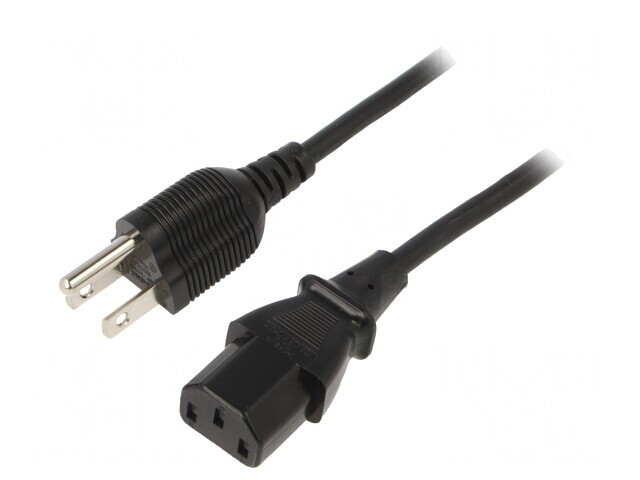 Cablu Alimentare 1.8m IEC C13 la NEMA 5-15