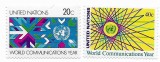 Natiunile Unite New York (1) - Anul mondial al comunicatiilor, 1983 - serie neobliterata