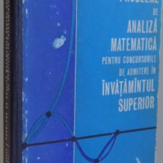 PROBLEME DE ANALIZA MATEMATICA de MARCEL N. ROSCULET , OVIDIU POPESCU , 1971