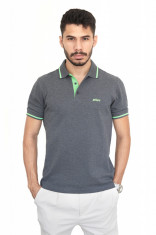 Tricou tip Polo, PRINCE, Gri, XXL foto