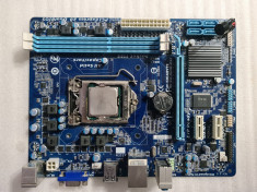 Placa de baza Gigabyte H61M-DS2, socket 1155, DDR3, PCI-E + I3 2100 - poze reale foto