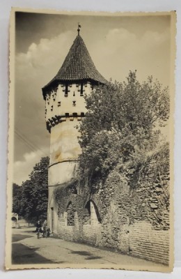 SIBIU , TURNUL DULGHERILOR , FOTO. ORIG. J. FISCHER , SIBIU , 1943 foto