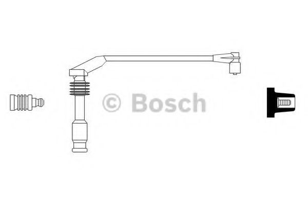 Fisa bujii OPEL ASTRA F Hatchback (53, 54, 58, 59) (1991 - 1998) BOSCH 0 986 356 244