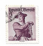 Austria - Costume Nationale, 1948 - 5 S, obliterat