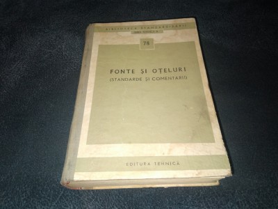 FONTE SI OTELURI STANDARDE SI COMENTARII foto