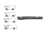 Prag metalic Ford Transit/Tourneo (V347/8), 05.2006-04.2013, Transit (V184/5), 05.2000-04.2006, fata, Stanga, sub usa fata, Rapid