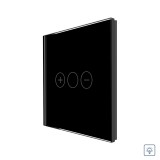 Cumpara ieftin Panou variator touch din sticla securizata, negru, pentru module Luxion