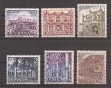 Spania 1970 - Obiective turistice, MNH, Nestampilat