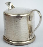 Letiera veche Art Deco alama argintata, multiple marcaje germane, DBP , HKE, Cana