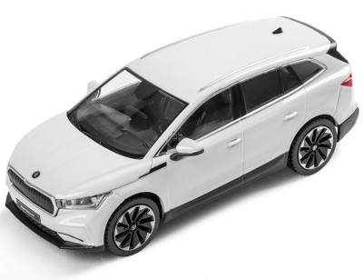 Macheta Oe Skoda Enyaq iV 1:43 Alb White Moon 5LA099300S9R foto