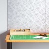 Plăci cu tablouri 4 pcs Argintiu 50 x 25 cm Aluminiu
