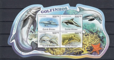 Guinea-Bissau - DELFINI - MNH foto