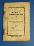 Istoricul Comunei Apele Vii Romanati 1930 - Tiparita Caracal - Dolj