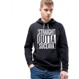 Hanorac Barbati Negru - Straight Outta Suceava - L