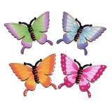 Fluturi Decorativi Autocolanti din Lemn, 3cm, 12 buc, CMCLASS