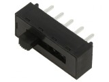 Comutator Glisant DP4T 2A/250VAC 0,5A/125VDC THT