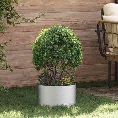 vidaXL Ghivece pentru grădină 5 pcs Argintiu 30 x 30 x 20 cm
