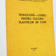 Tehnologii - Cardu pentru cultura plantelor de camp 1985