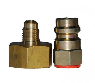 Conector butelie de gaz cu adaptor 1/4 inch SAE (7/16 inch) MAGNETI MARELLI 007950024810 foto