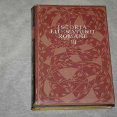 Istoria literaturii romane - Vol. III - Serban Cioculescu - 1973
