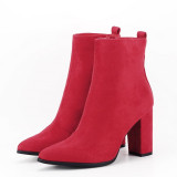 Botine rosii elegante Inna 115