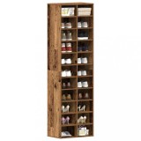 VidaXL Dulap Pantofi Lemn Vechi 54x34x183 cm Lemn prelucrat