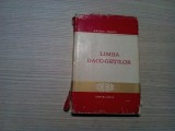 LIMBA DACO-GETILOR - Ariton Vraciu - Editura Facla, 1980, 218 p.