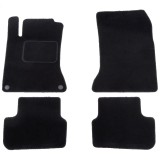 Set covorase auto mocheta Velor MERCEDES Clasa CLA (C117), 04.2013-, negru,