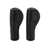 Mansoane ghidon trotineta electrica din caucuic negru - 2 buc