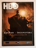 Revista de film HBO - noiembrie 2006 - Batman Begins, Jane Fonda, Johnny Depp